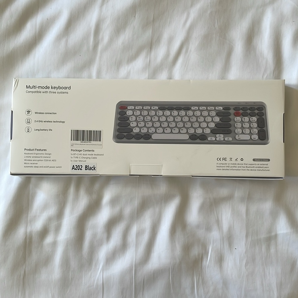 Wireless Keyboard Compatible with PC, Pad - fit for Windows/iOS/Android System - Picture 3 of 8